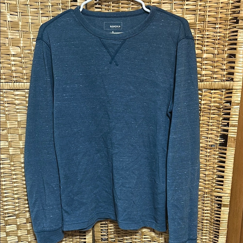 Sonoma Men's Blue Long Sleeve Shirt